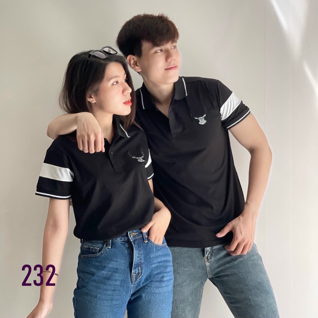 Áo Thun Nam Cổ Bẻ Polo Ngực Thêu Sừng Sươu 232 Chất Liệu Cao Cấp Thấm Hút Mồ Hôi Phong Cách Trẻ Trung - Hazo