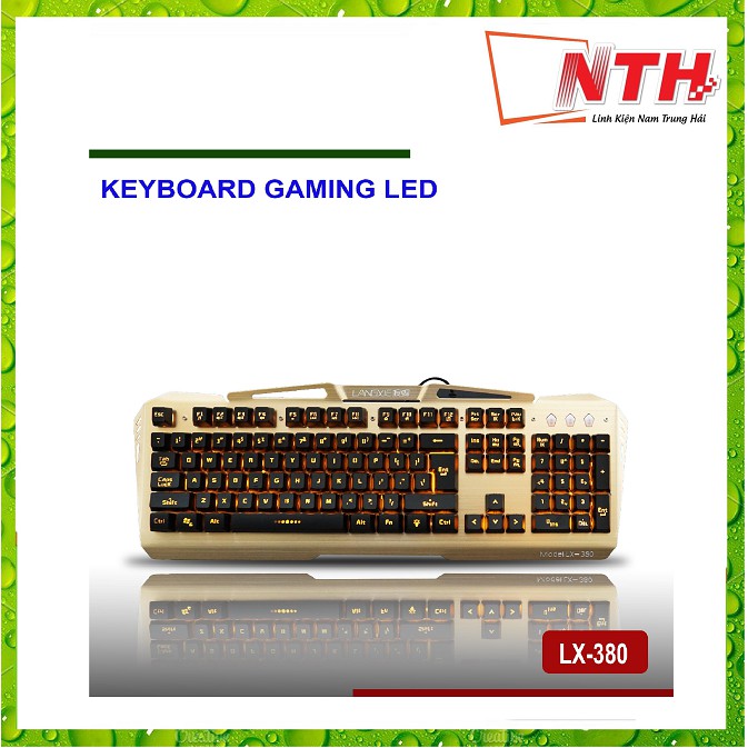 Bàn Phím Giả Cơ LX-380 led gaming