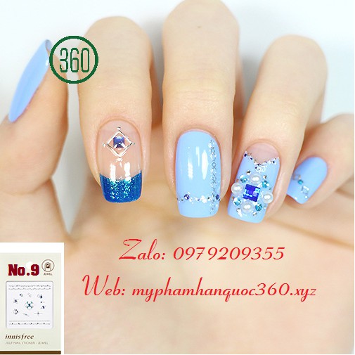 Sticker Tạo Kiểu, Trang Trí Móng - Innisfree Self nail sticker - jewel #9