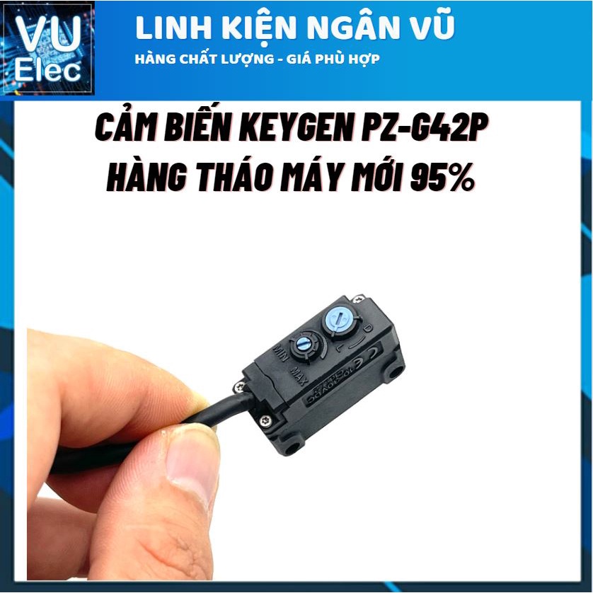 Cảm Biến Quang Chính hãng KEYGEN PZ-G42P dải điện áp rộng 12-24VDC hàng tháo máy 95%