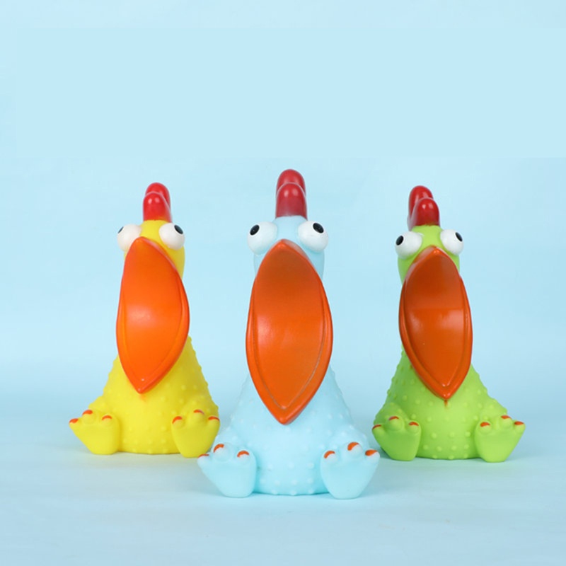 Đồ Chơi Gà La Hét Bóp Tay Vui Nhộn Trang Trí Văn Phòng