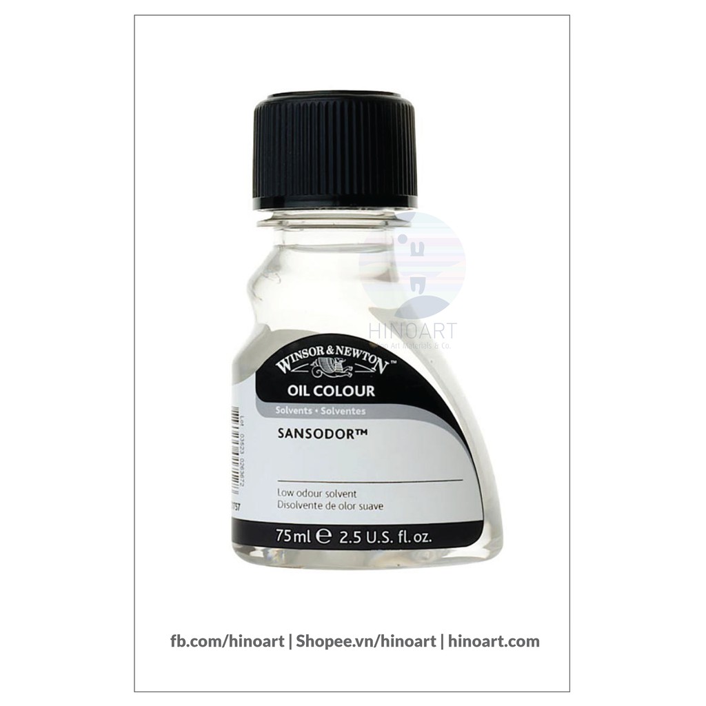 Dung môi sơn dầu Winsor&amp;Newton Sansodor chai 75ml