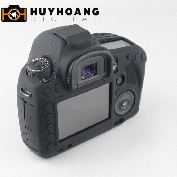 Vỏ silicon bảo vệ cho máy ảnh Canon 5D3 5DR 5DS 5D4 5DIV 6D 6DII 77D 750D 80D 800D
