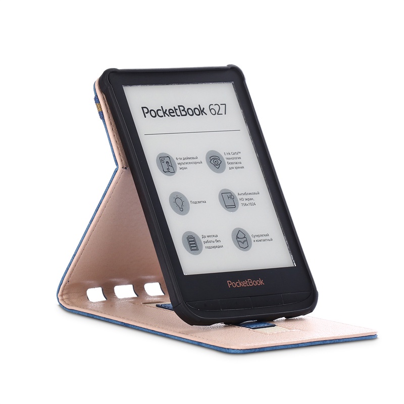 Bao Da Máy Tính Bảng Nắp Lật Cho Pocketbook 616/627/632 Plus Aqua/633/628/606/Touch Lux 4/5/Basic Lux 2/Touch HD 3 Limited