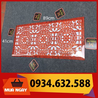 TẤM CHỐNG ÁM KHÓI dán phòng thờ, dán lên trần nhà, không phải khoan, Kích thước 41 x61cm [ Bát cắm nhang ]