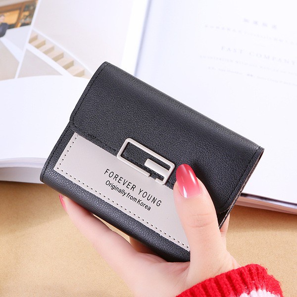 Ví Nữ Mini From Korea FOREVER YOUNG Khóa Cách Điệu