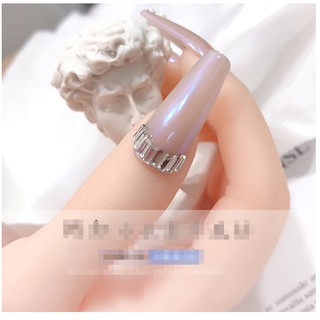 Đá đính móng, Đá nail chân bằng hình chữ nhật nhỏ siêu sáng khoảng 30v