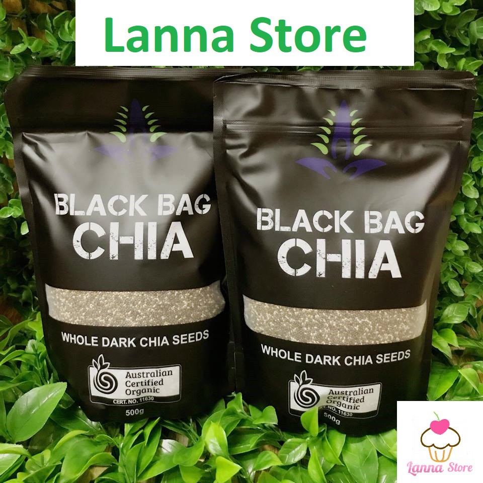 [CHÍNH HÃNG] HẠT CHIA SEEDS BLACK BAG CHIA ÚC GÓI 500g | BigBuy360 - bigbuy360.vn