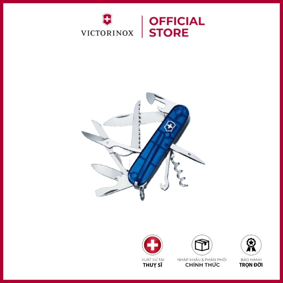 Dao đa năng VICTORINOX Huntsman 91mm Sapphire 1.3713.T2