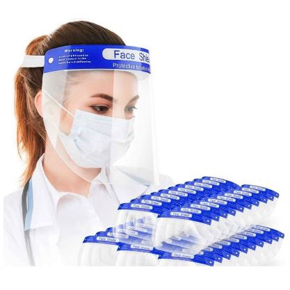 Kính Chắn Giọt Bắn Chông Dịch FaceShield (Người lớn/Trẻ em) - Nhựa Trong Suốt, Che Hết Mặt