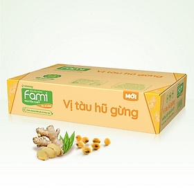 Sữa Đậu Nành Fami Nguyên Chất Vị Tàu Hũ Gừng DATE LUÔN MỚI [1 LỐC 6 HỘP]