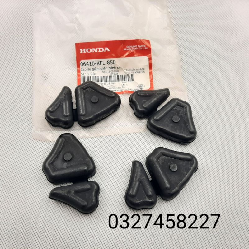 Bộ 4 cao su đùm, nhông tải xe WAVE A, RS ,S100, RSX zin