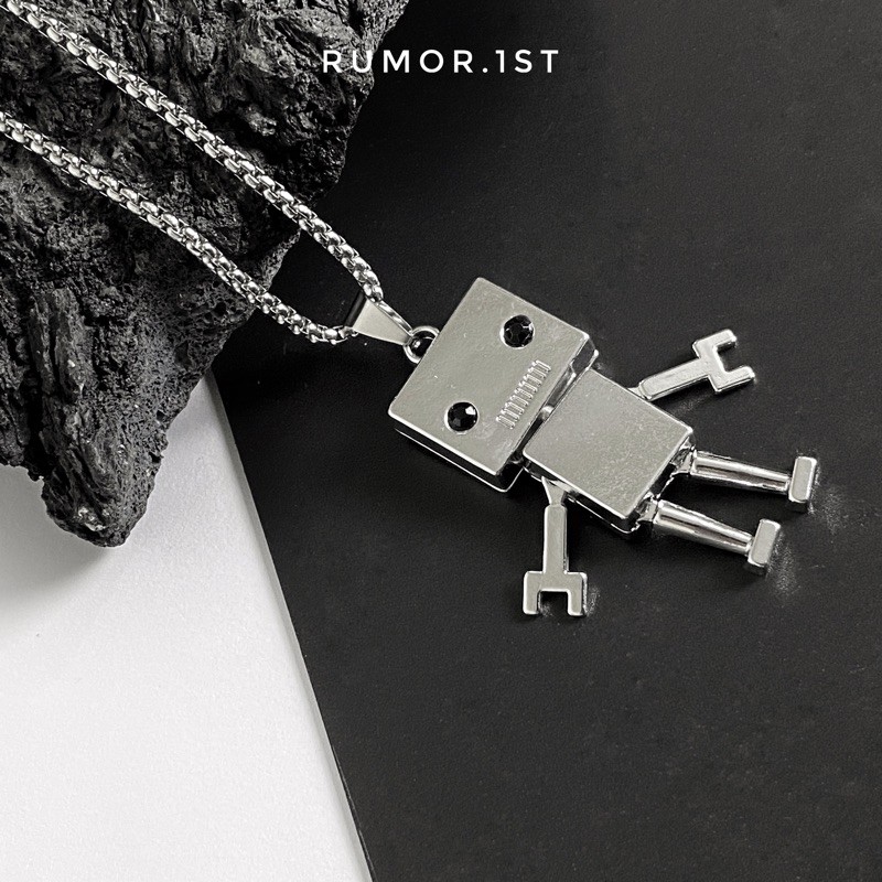 Vòng cổ thép titan robot