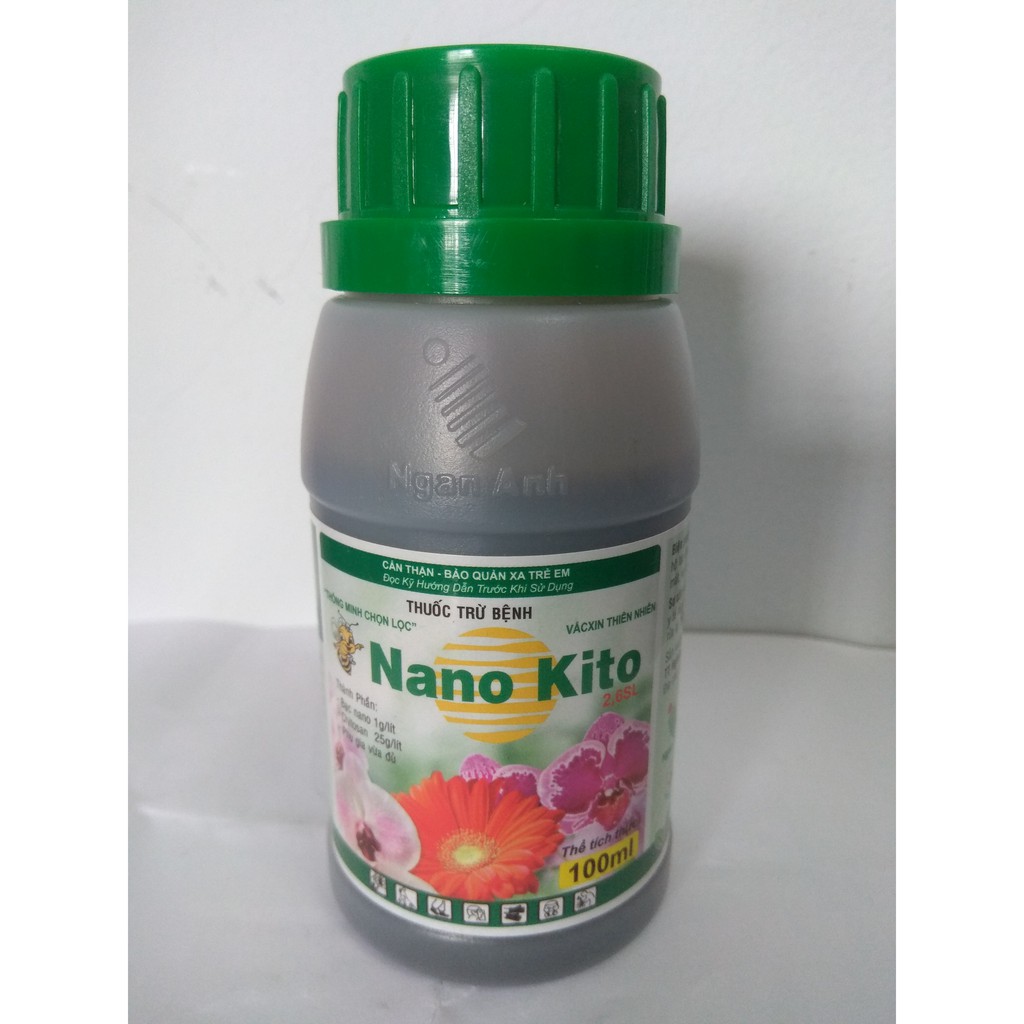 Vacxin thiên nhiên Nano kito trừ nấm bệnh hiệu quả trên cây trồng - chai 100ml