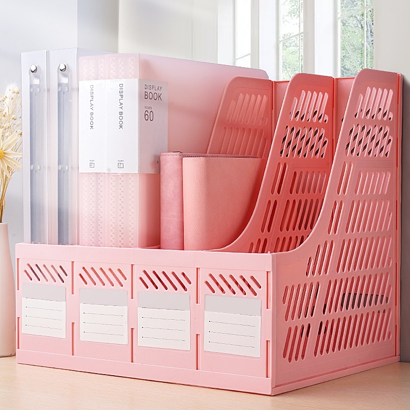 Giá đựng tài liệu để bàn màu sáng tiện lợi dành cho văn phòng/trường học chất lượng cao