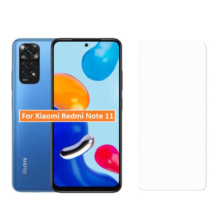 Kính cường lực Xiaomi Redmi Note 11 (Trong suốt, Không viền, Không Full màn)