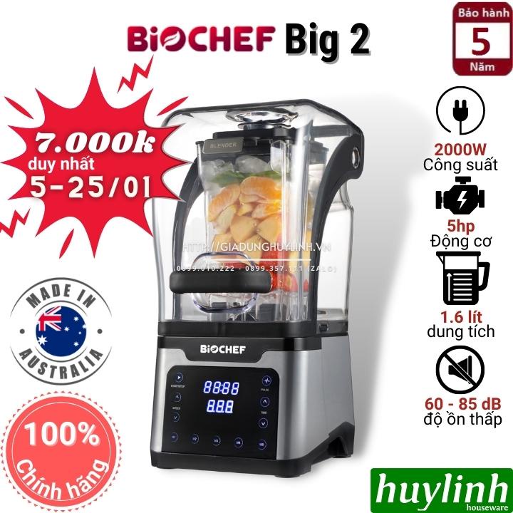 [Mã ELHA22 giảm 5% đơn 300K] Máy xay sinh tố công nghiệp BioChef BIG 2 - Chống Ồn - [Sale TẾT 2022]