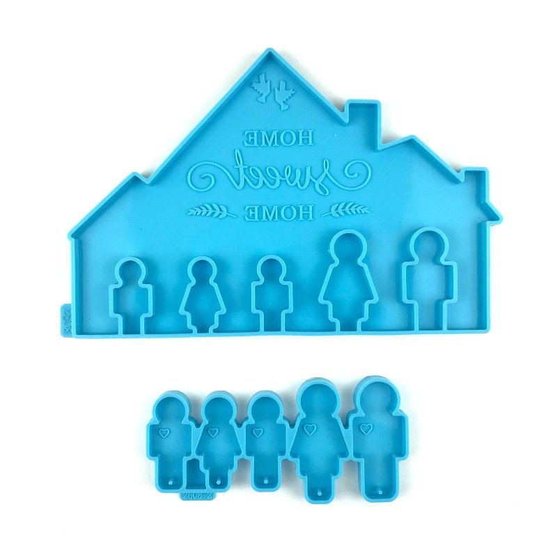 Khuôn Silicone Làm Mặt Dây Chuyền Hình Người Nhỏ