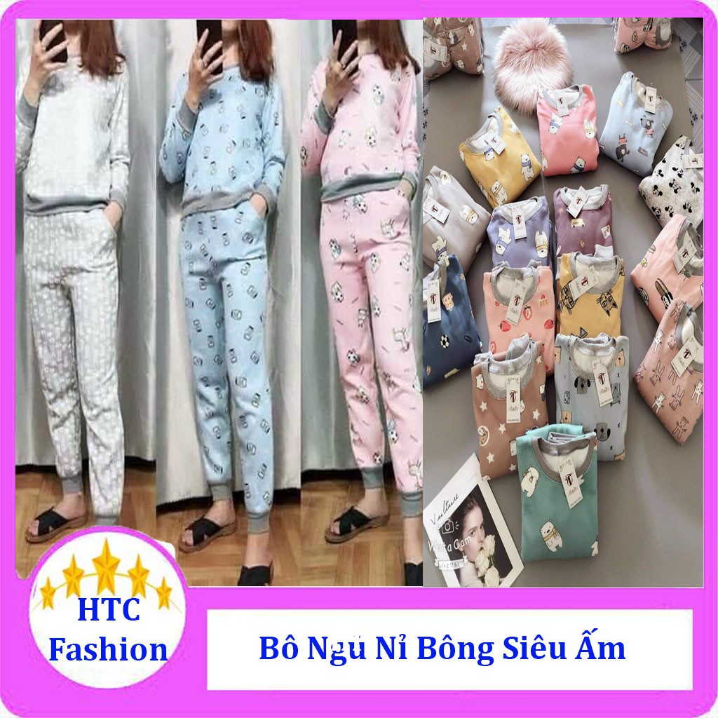 [Rẻ Vô Địch ] Bộ Nỉ Bông Nhiều Hòa Tiết Chất Nỉ Lót Lông Qc Dày Dặn- (giao mẫu ngẫu nhiên) | BigBuy360 - bigbuy360.vn