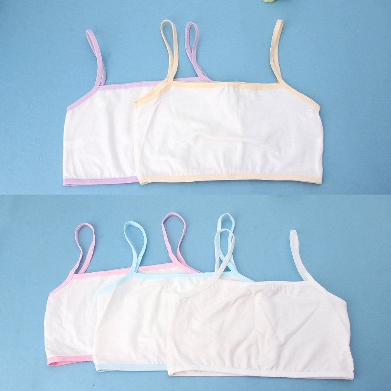 ❀INN Teenage Underwear Children Girl Cotton Young Training Bra For Kids Teens Puberty