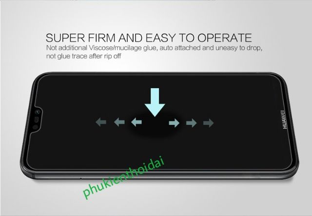 Kính cường lực Huawei Nova 3e FREESHIP Từ 50k không full màn tặng keo chống hở mép
