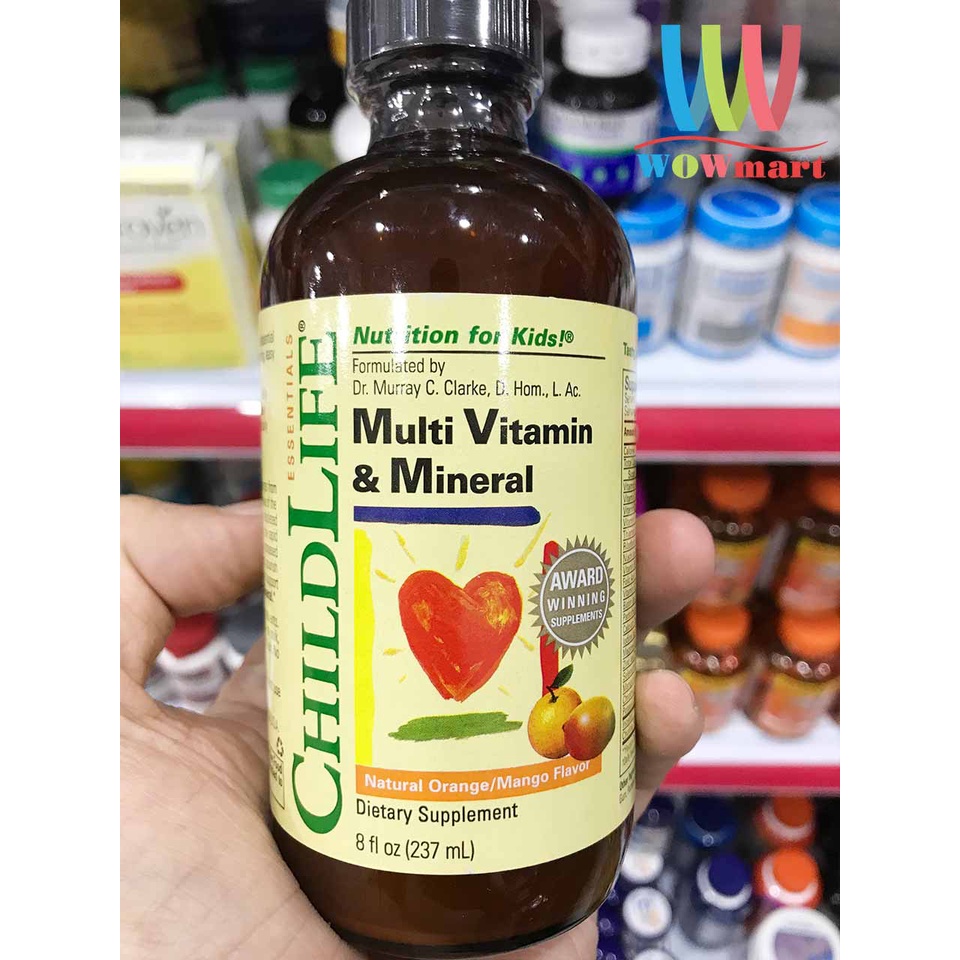 Vitamin Tổng Hợp ChildLife Multi Vitamin Mineral 237ml