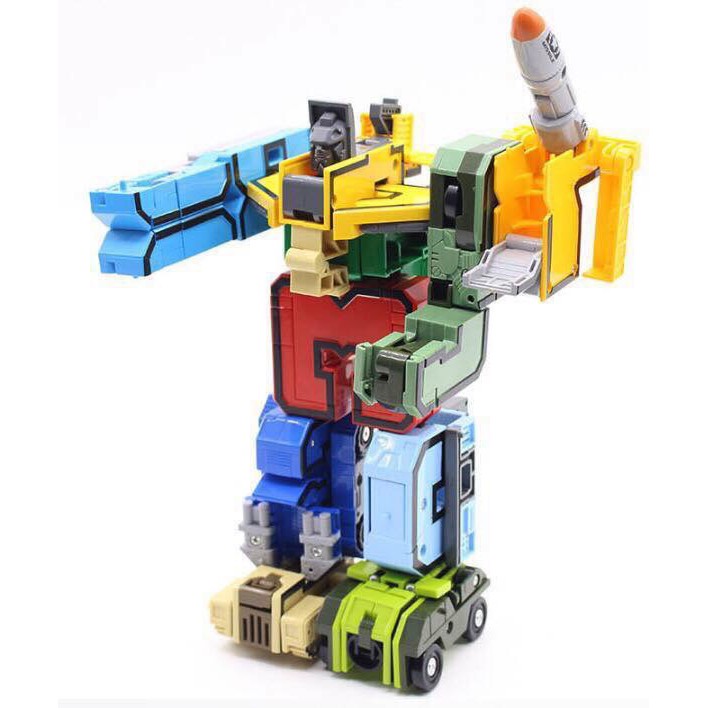 Hộp Mô Hình Robot Số Biến Hình - gồm 15 mô hình số