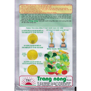 Hạt Giống Nâu Cơm Xanh TN 78A