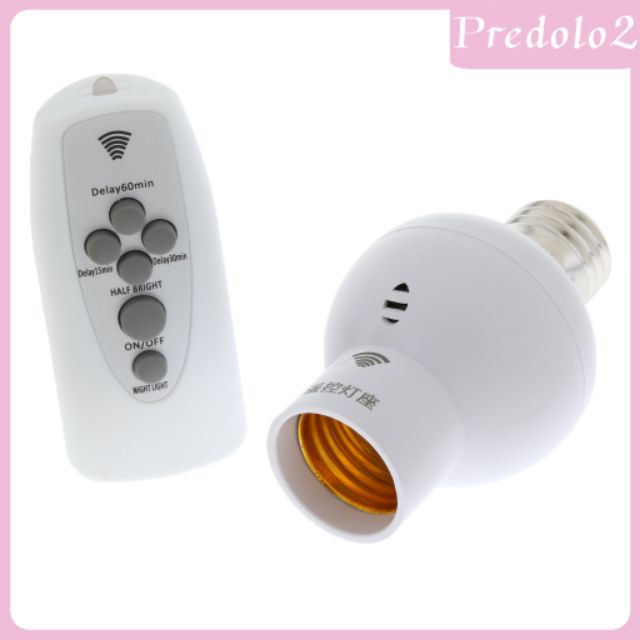 Đui đèn điều khiển từ xa có chế độ đèn ngủ, hẹn giờ tắt