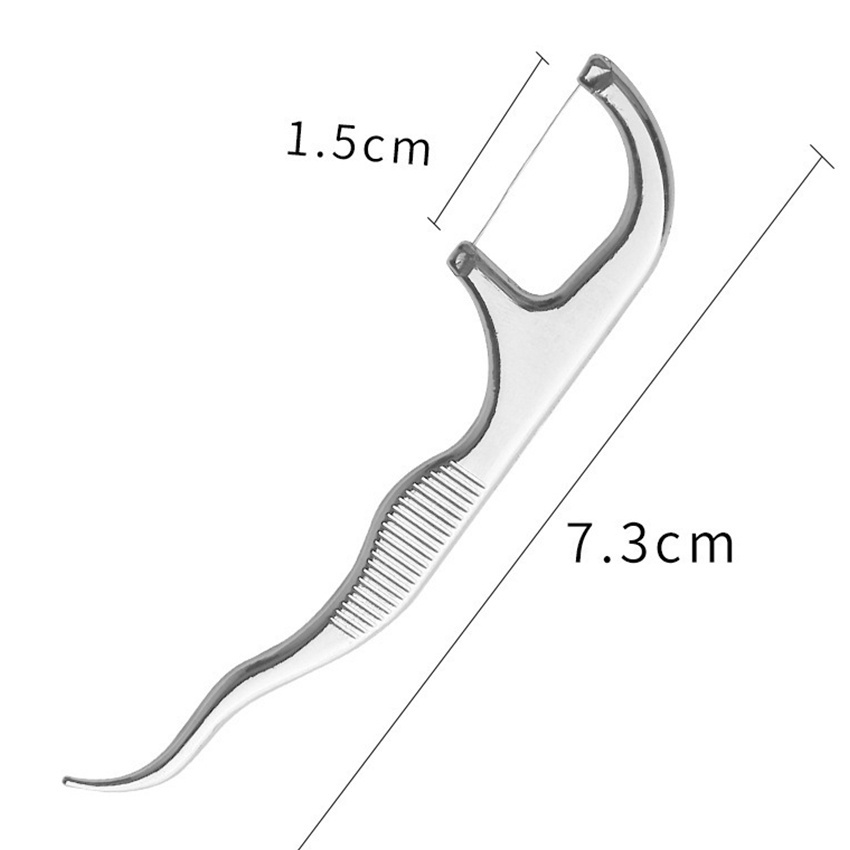 Bộ 3 Dụng Cụ Xỉa Răn, Vệ Sinh Răng Tại Nhà Bằng Thép Cao Cấp Không Gỉ