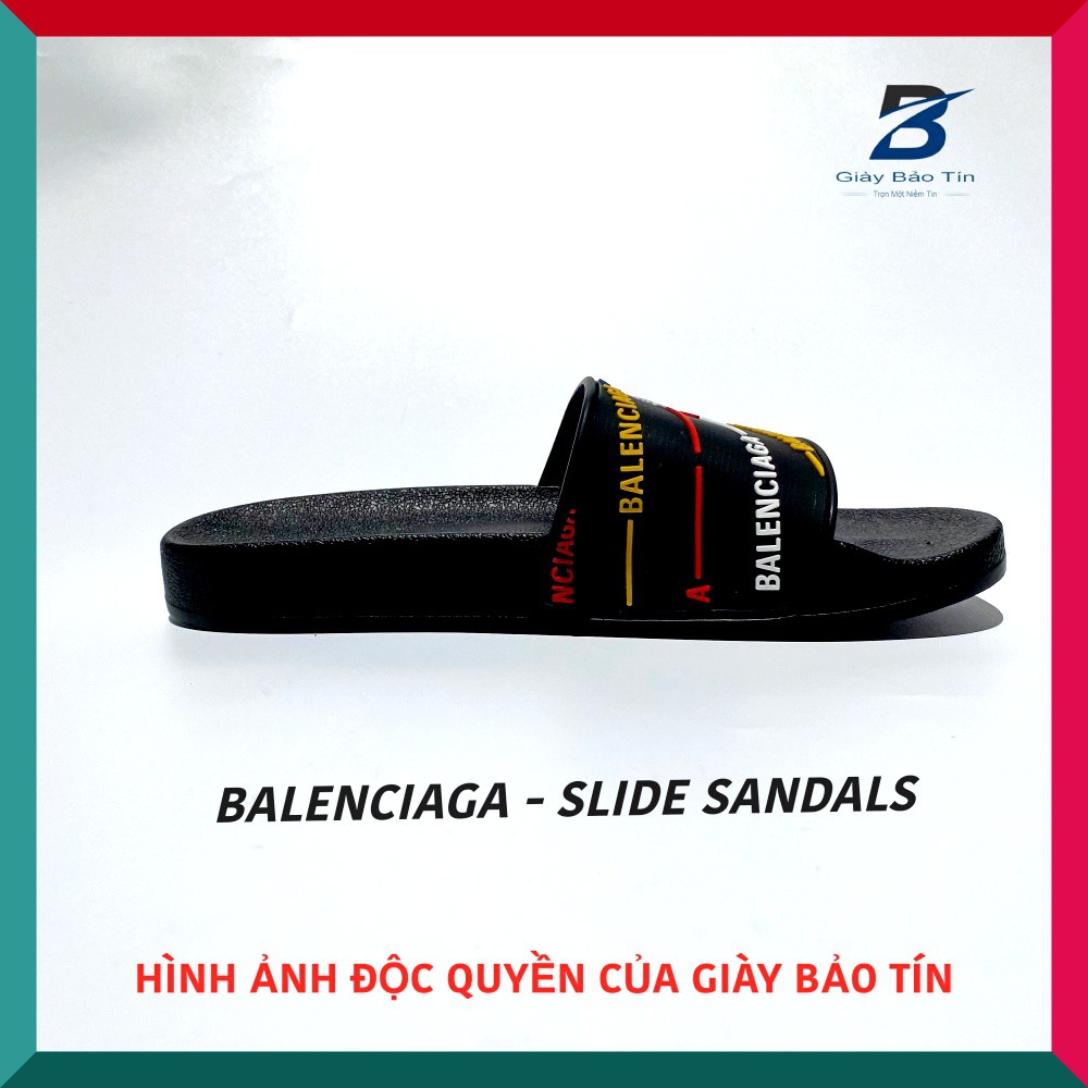 Dép lê nam, dép Balenciaga , quai dép họa tiết in nổi, đế cao su đúc, nhẹ nhàng, êm ái BL 579