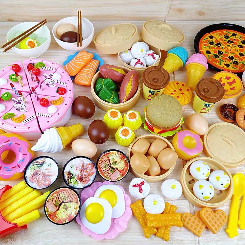 Bộ Đồ Chơi Nấu Ăn 88 Chi Tiết Gồm Các Món Ăn Sinh Động Cho Bé