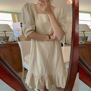 Đầm suông hở lưng