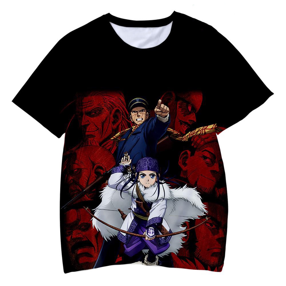 Áo Thun Tay Ngắn In Hình Manga 3D Cá Tính Thời Trang Cho Nam Nữ