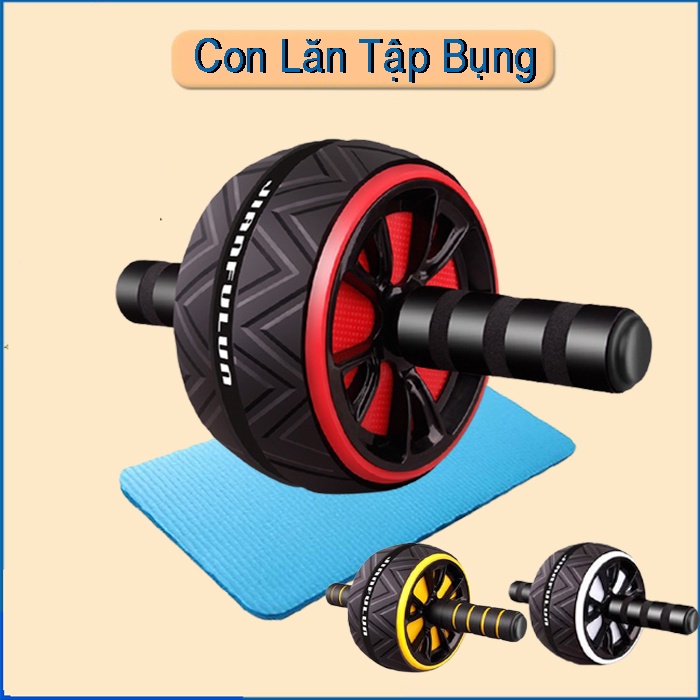 Con Lăn Tập Bụng một bánh ABS chịu lực tải lên đến 200kg ( 4 Màu )