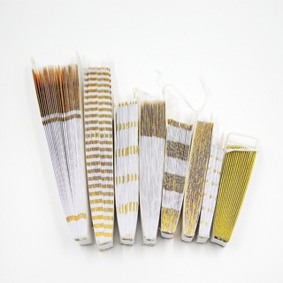 Quạt giấy trang trí (set 8 cái)
