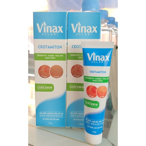 Gel bôi VINAX - Giảm nấm, ngứa, hắc lào, lang ben - Tube 15g