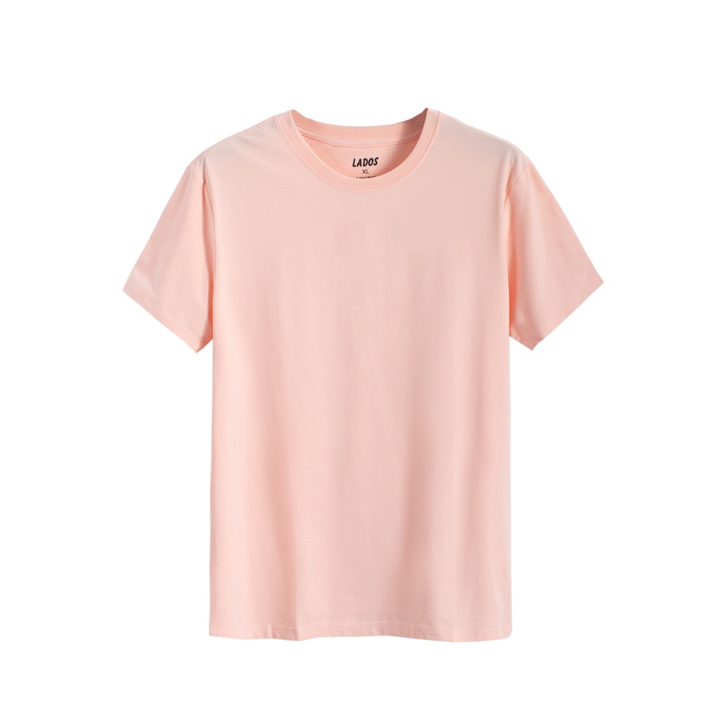 Áo thun unisex trơn cao cấp đủ màu LADOS - 9021 chất liệu thoáng mát thoải mái - Chất cotton nam nữ thời trang