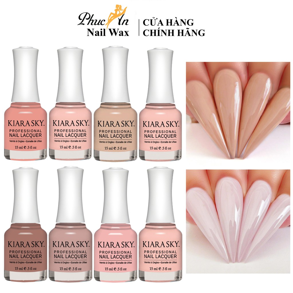 Sơn Móng Tay KIARA SKY BST Màu Nude Hàng Chính Hãng Mỹ , Kềm Bến Thành , Phúc An Nail Wax