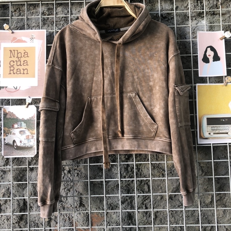 ÁO CROPTOP TAY DÀI 2HAND