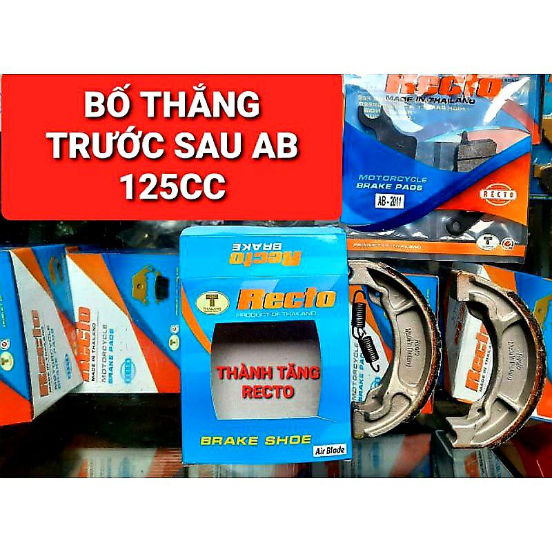 BỐ THẮNG TRƯỚC SAU AIR BLADE 125CC RECTO THAILAND