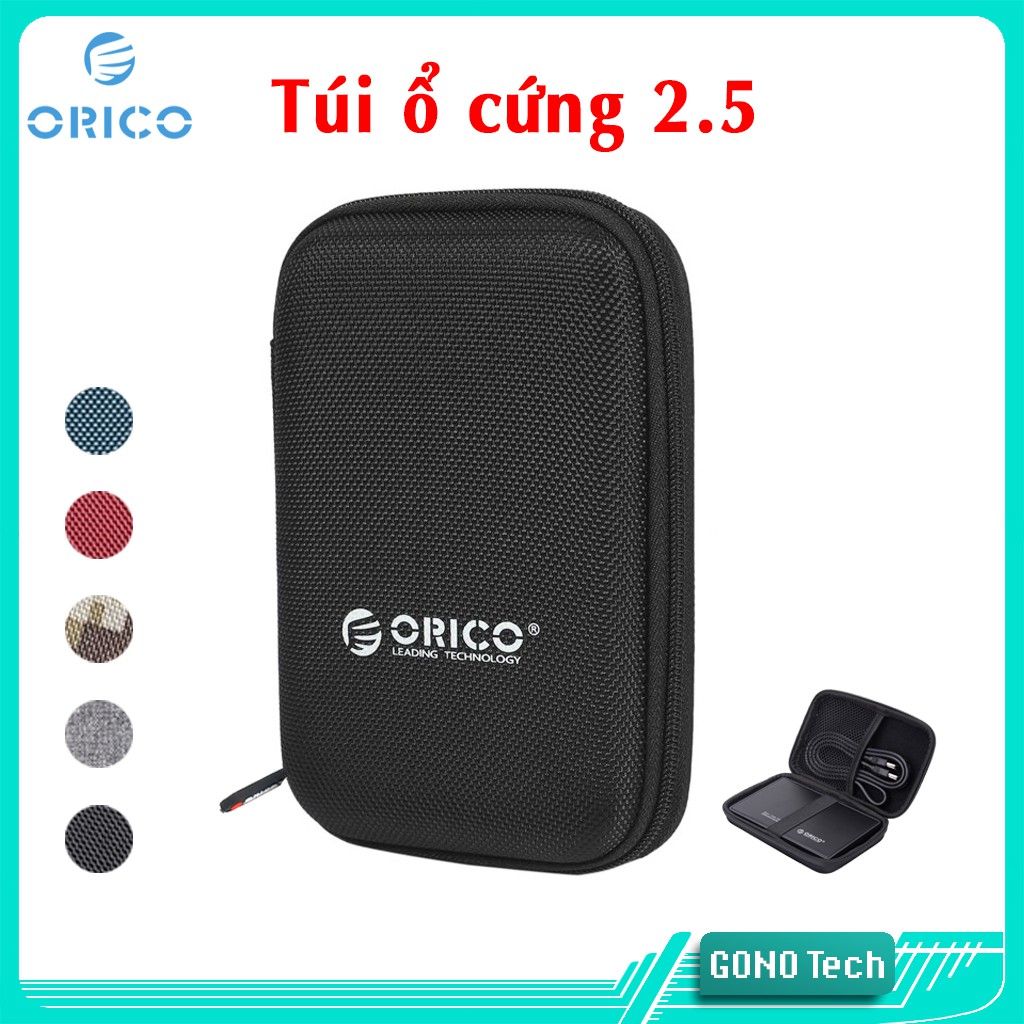 Túi đựng ổ cứng SSD HDD 2.5 inch ORICO | Hộp đựng chống sốc Box di động Phụ kiện công nghệ Pin sạc dự phòng
