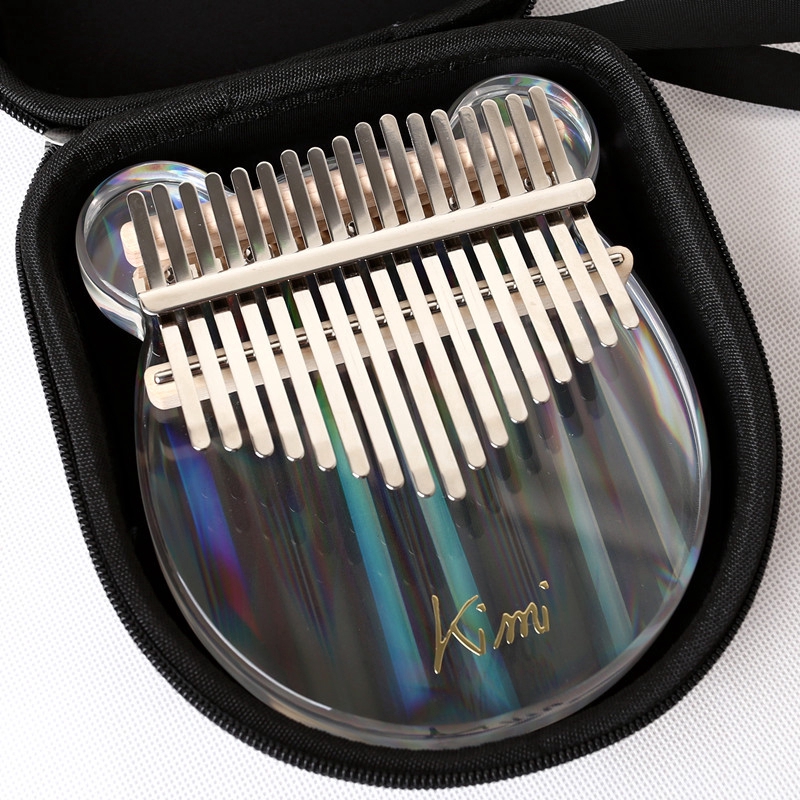 Đàn Kalimba 17 Phím Bằng Acrylic Trong Suốt Kèm Phụ Kiện