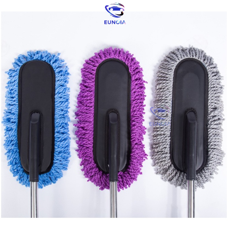 Cọ chổi dẹt nano lau chùi xe ô tô - chổi rửa xe hơi - chổi vệ sinh - chổi lau chùi làm sạch xe - điều chỉnh được độ dài