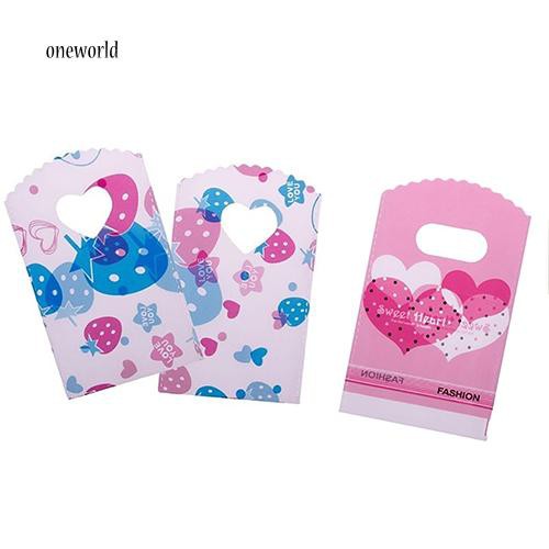 Set 50 Túi Đựng Trang Sức In Hình Hoạt Hình Dễ Thương