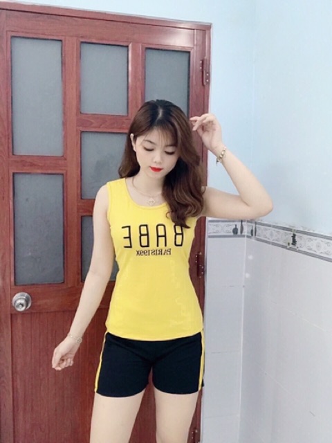 Đồ bộ đùi ❤️sét bộ đùi ❤️ chất vải cton,Bộ đùi mặc nhà tici, sét mặc nhà áo ba lỗ