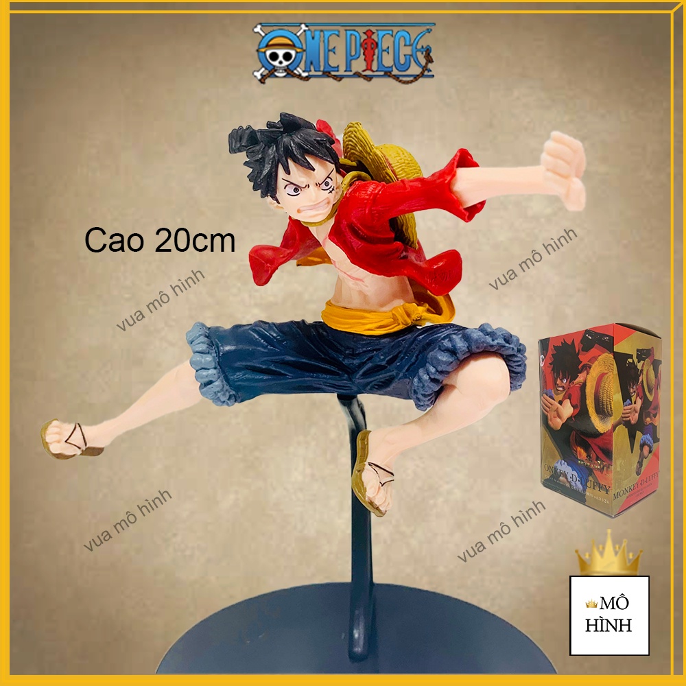 Mô hình Luffy mũ rơm One Piece sử dụng haki vũ trang Cao 20cm - Mô Hình Figure Monkey D.Luffy Vua Hải Tặc