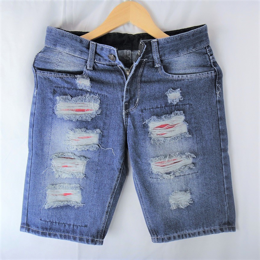 Quần short jeans đen nam rách | BigBuy360 - bigbuy360.vn