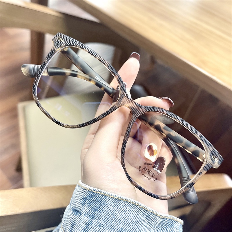 Kính Mắt Gọng Vuông Nhỏ Chống Bức Xạ/ Ánh Sáng Xanh Thời Trang Hàn Quốc Cho Nữ