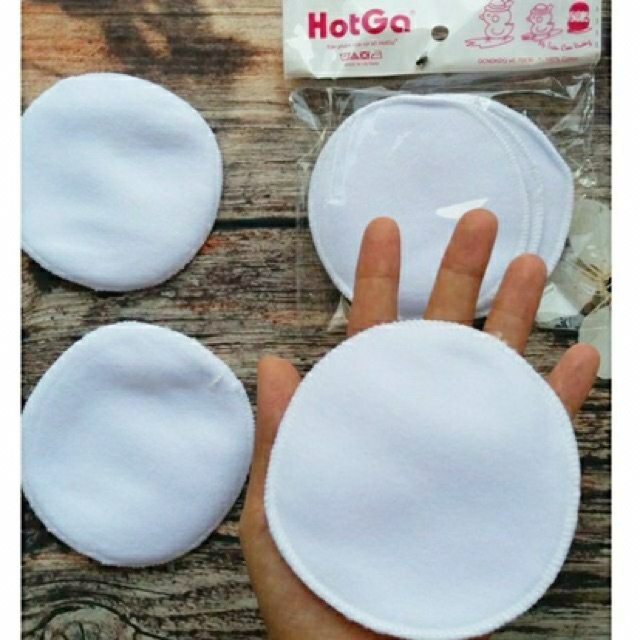Miếng Thấm Lót Sữa Hotga Giặt Được - Combo 4 Miếng